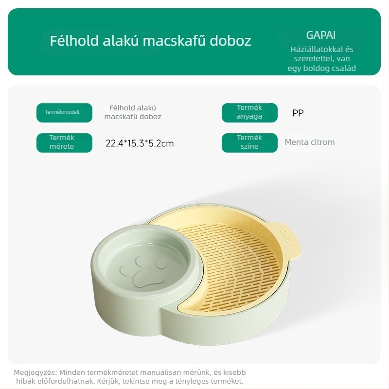 Macskafű készlet: talaj nélküli hidroponikus csíranövény-tálca macskáknak