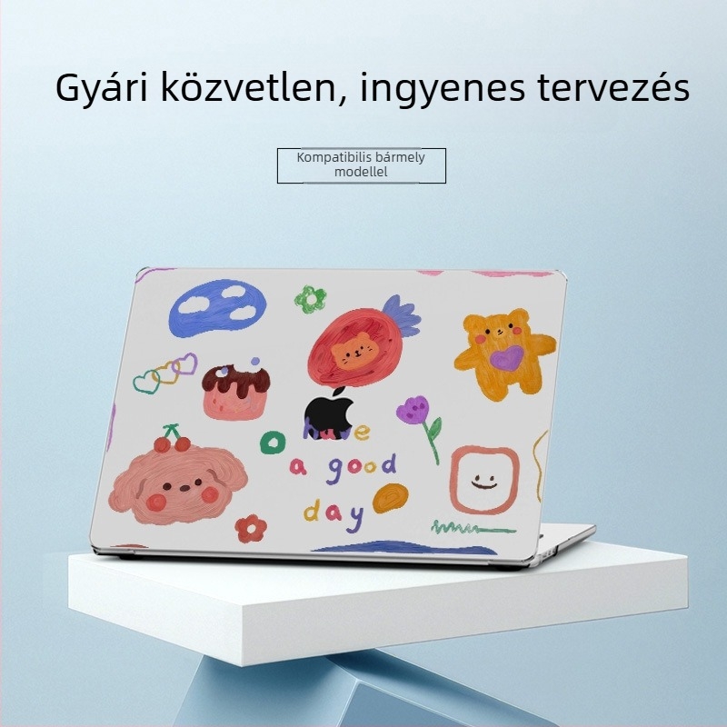 MacBook Air és Pro védőtok, műanyagból, 13 hüvelykes