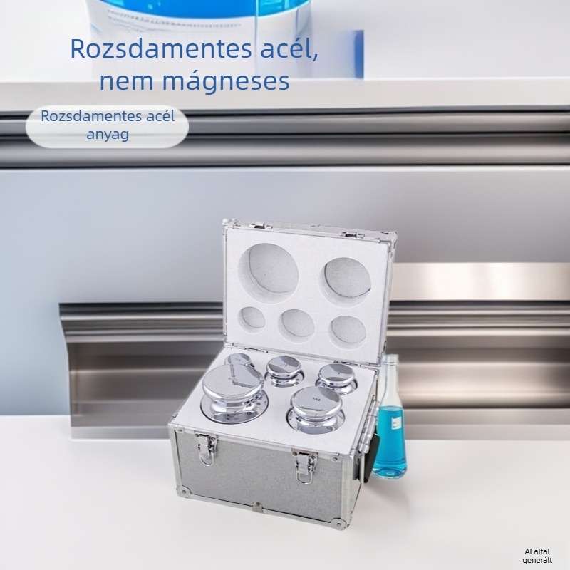 JF-1 súlykészlet, mágnesmentes rozsdamentes acélból, magas precizitás, kiváló anyag, különféle méretek, nagy szilárdság