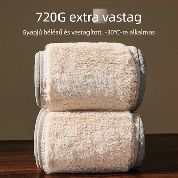 Uniszex gyapjú nadrág kettős térdvédővel, 100% gyapjú béléssel, vastag és meleg