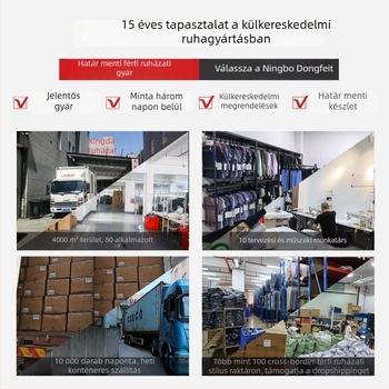 Férfi fleece cargo nadrág több zsebbel, húzózsinóros, sportos-nem formális viselet őszre és télre