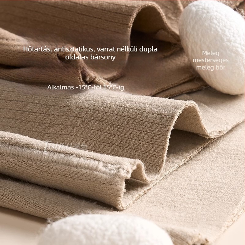 Női melegítő mellény fleece béléssel, vastag anyagú, V-nyakú és integrált mellkas párnával – alap felső az őszi-téli szezonhoz