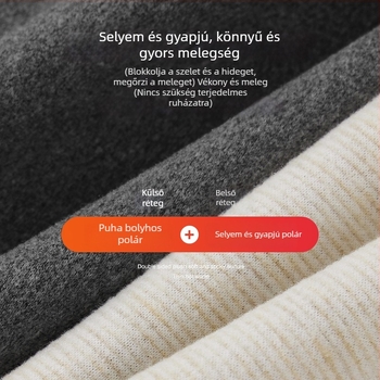 Férfi termálvesta fleece-béléssel, duplarétegű poliészter anyag, kerek nyak, meleg belső réteg, megfelelő alap- vagy felső réteg őszre és télre, nagy méret