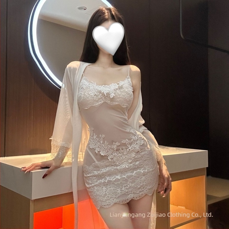 Lila áttetsző csipke-háló patchwork bodycon ruha, ujjatlan