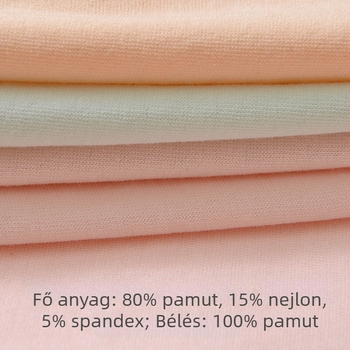 Női seamless magas derékú fehérnemű 60-szálas pamutból, csípőhöz simuló, enyhe haskontrollal, antibakteriális, háromszög alakú fazon