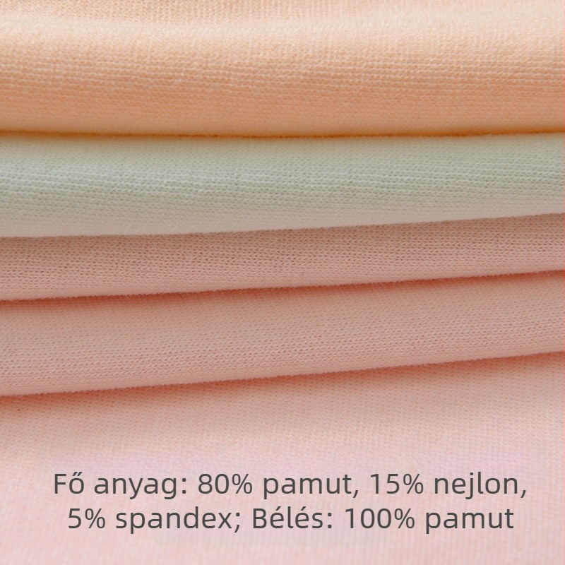 Női seamless magas derékú fehérnemű 60-szálas pamutból, csípőhöz simuló, enyhe haskontrollal, antibakteriális, háromszög alakú fazon