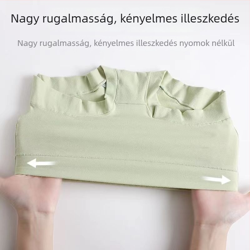 Női modalból készült boxer briefs középmagas derekú, varrás nélküli, pamutból, antibakteriális béléssel az ágyék területén