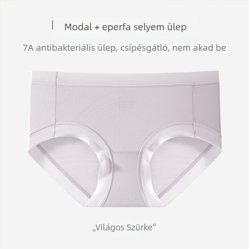 Modál anyagból készült varrás nélküli női alsó, antibakteriális, kényelmes, lélegző, láthatatlan, gyorsan száradó