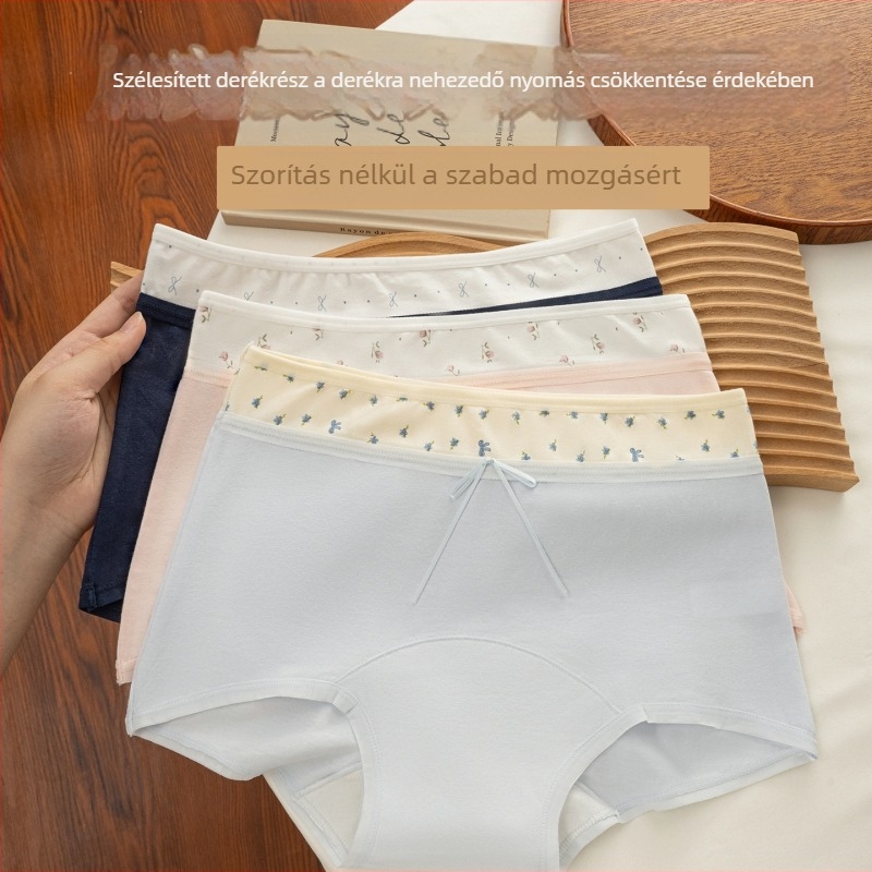 Oxygen Girl antibakteriális pamut női alsónemű, hosszított és széles gátterülettel, nagy méret, boxer brief