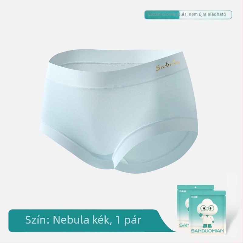 Modal anyagú női alsónemű antibakteriális ágyékkal, középmagas derék, lélegző háromszög fazon