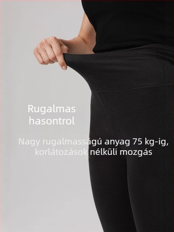 Therow fleece-béléssel ellátott magas derekú leggings, önmelegítő és meleg sporthoz és jóga