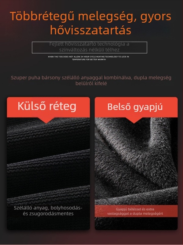 Férfi kordbársony nadrág, lazán szabott, tavaszi sportos-naponta nadrág, egyenes szabású