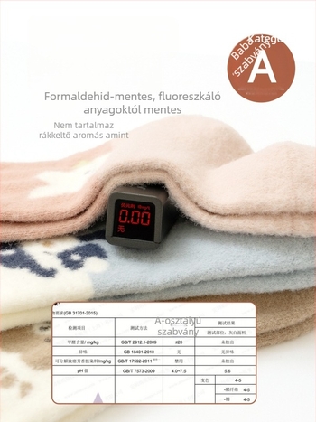 2025 téli csecsemő zokni, fleece béléses, vastag és meleg, kétszínű dizájn, uniszex, középső hosszúságú