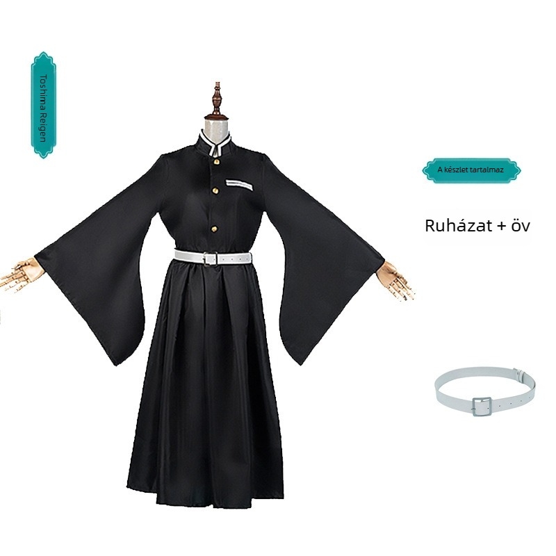 Demon Slayer Kimetsu no Yaiba női cosplay kosztüm Haori puffos ujjakkal