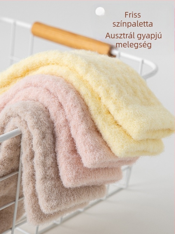 Flízes béléses vastag zokni babáknak, középmagas szárú, tavasz–ősz–télre; uniszex; 0–12 hónap és 3 évig