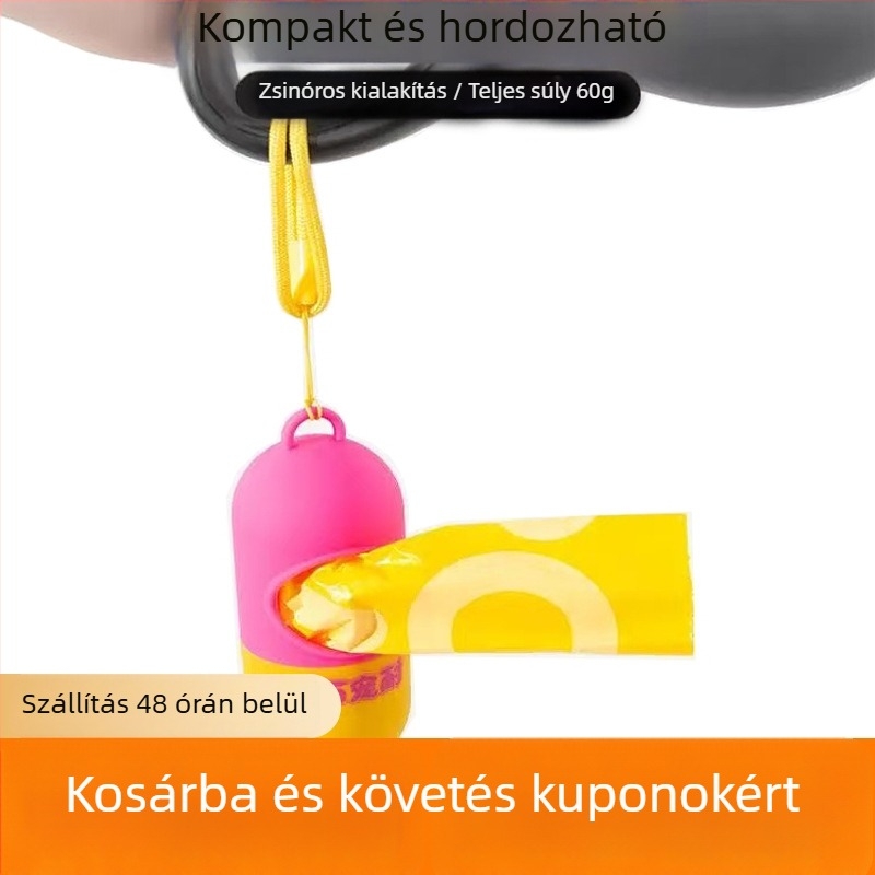Biológiailag lebomló HDPE kutyapiszok zacskók sétáltatáshoz és takarításhoz