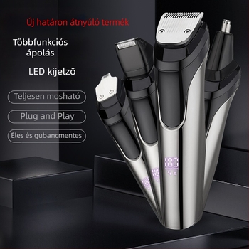 Új elektromos hajvágó készlet – mindent egyben, orrszőrzet-trimmelővel, sokoldalú