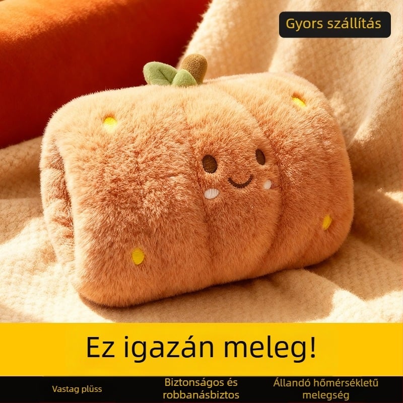 2025-ös új elektromos forróvíz palack kézmelegítő — robus PVC burkolat, 50W, 220V, téli melegítés