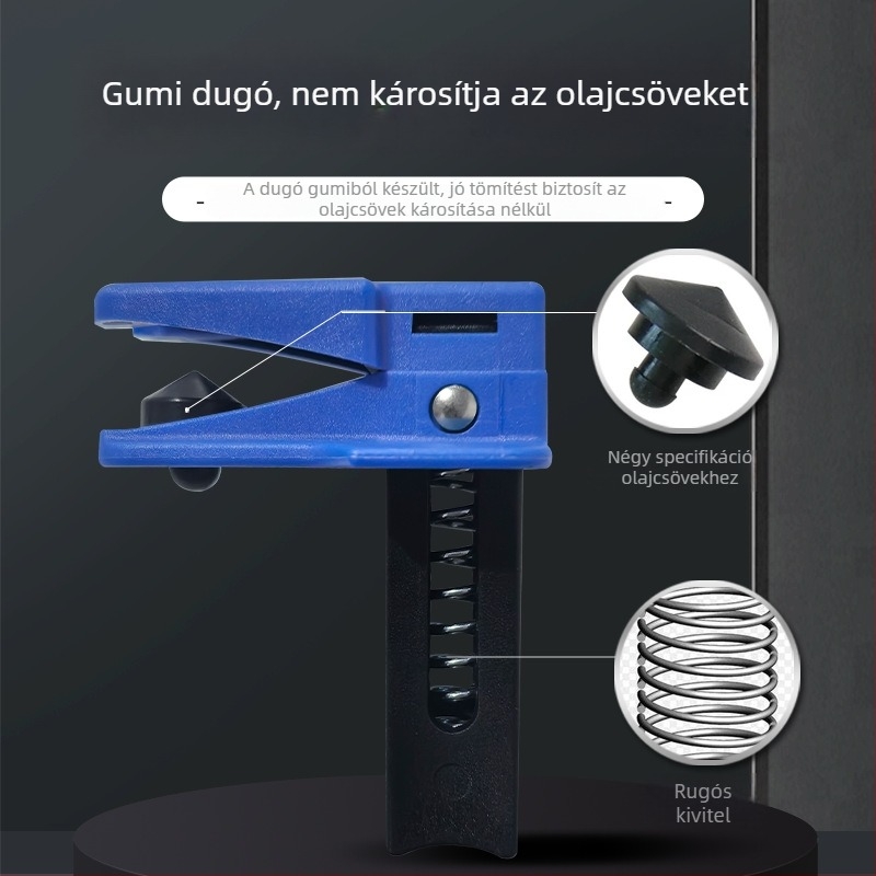 Fékkönyökcső csat, olajcsatlakozás tömítés, kampó a féknyereg kapcsolatához, olajcső elleni szivárgó csat