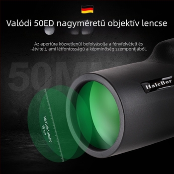 HaleBor 10-30x50 monocular teleszkóp éjjellátó, kültéri használatra, professzionális szint