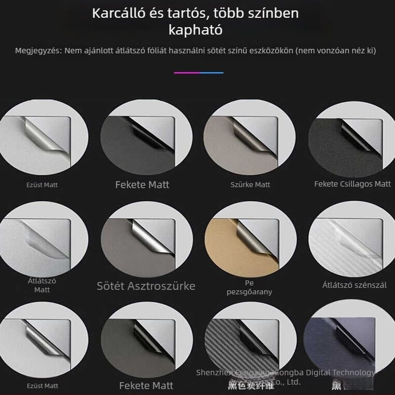 Lenovo Pro14 14 hüvelykes laptophoz – külső borítás fóliája és matricaszett (2024)