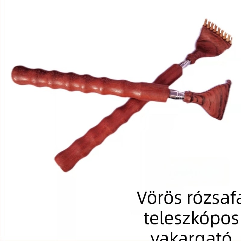 Hosszabbítható fa hátmasszírozó purple sandalwood, red sandalwood, chicken-wing wood és rosewood