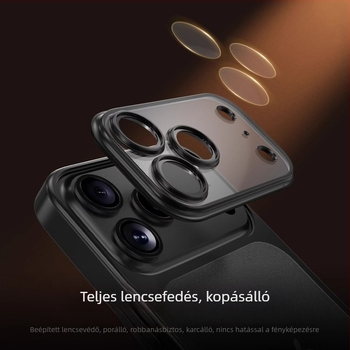 Ultra vékony matt tokk iPhone 16–17 sorozathoz, hőelvezetés, teljes lefedés, ütésálló és ujjlenyomat-mentes felület