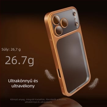 Ultra vékony matt tokk iPhone 16–17 sorozathoz, hőelvezetés, teljes lefedés, ütésálló és ujjlenyomat-mentes felület