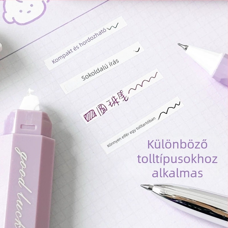 Gradiens színű javítószalag vizsgákhoz, nagy kapacitású, csendes és sima, diákok számára