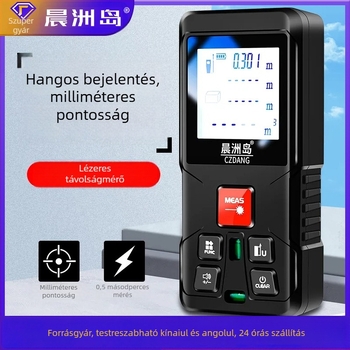 Kézi lézeres távolságmérő beltéri használatra, infravörös távolságmérő, 0,05–120 m, ±3 mm, modell LDM-C120