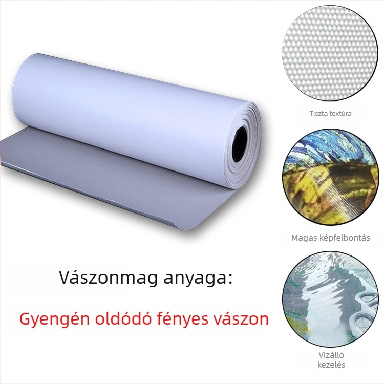 A Naprendszer bolygóinak vászon falikép gyerekszobába, keretezett