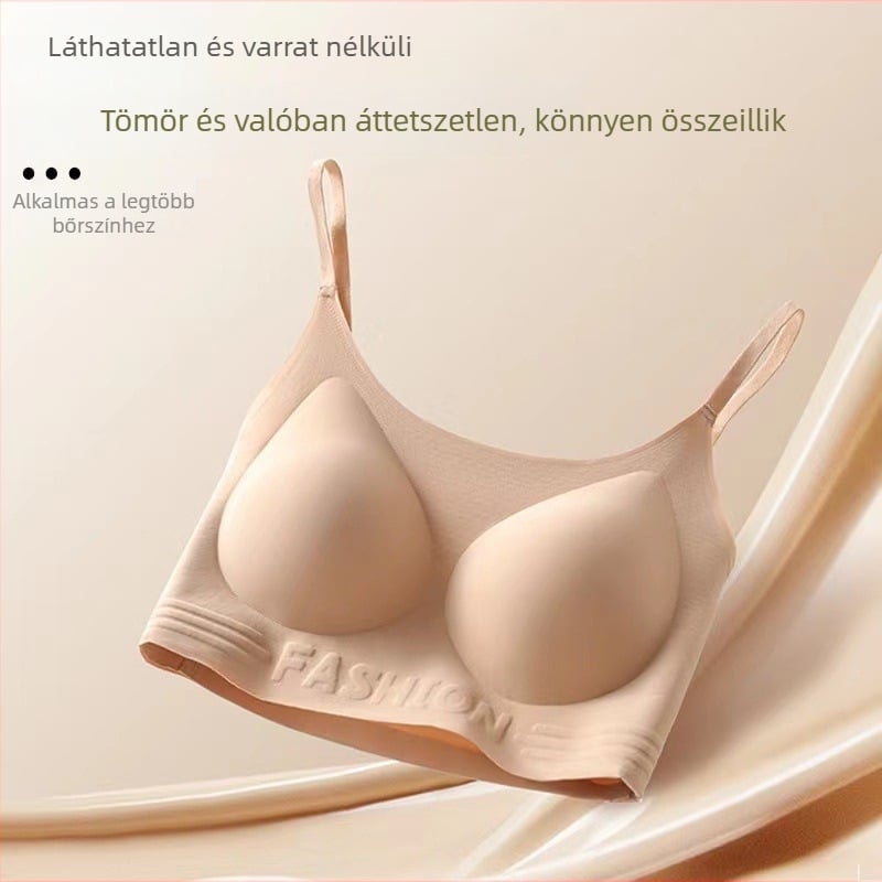 Párnázott, varrat nélküli láthatatlan melltartó — kényelmes, mindent egyben