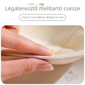 Szoptatós melltartó nylon anyagból, 70-80% fő anyag nylon, vékony formázott kosár, acélkarika nélküli, fix dupla vállpántok, szoptatáshoz