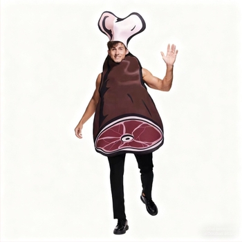 Ham témájú Halloween uniszex cosplay kosztüm, poliészter, 2025 tavasz