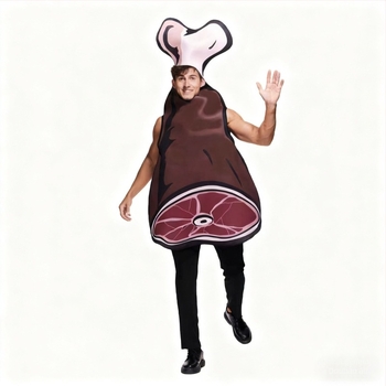 Ham témájú Halloween uniszex cosplay kosztüm, poliészter, 2025 tavasz