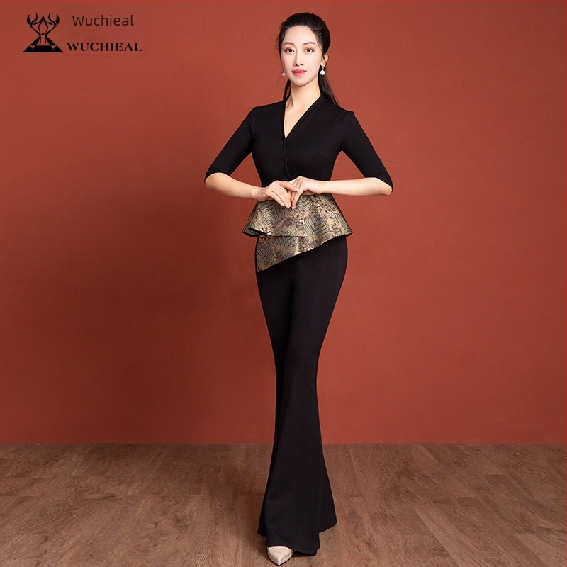 Testformáló body Belly Dance gyakorláshoz – Római pamut 80% pamutbélés – Női modern táncruha