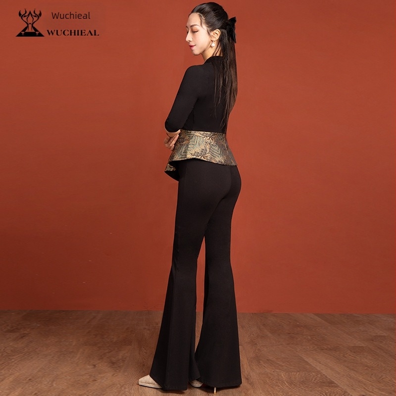 Testformáló body Belly Dance gyakorláshoz – Római pamut 80% pamutbélés – Női modern táncruha