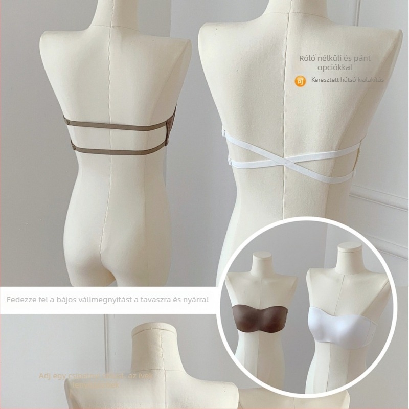 Szatén-nailon melltartó, levehető dupla vállpántokkal, teljes kosár, vékonyan formázott kosár, merevítő nélkül