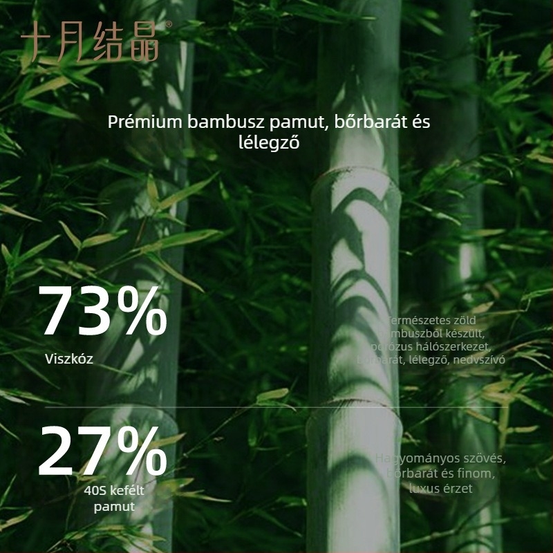 Kismama ruha V-nyakú, hosszú ujjú, bambusz rost keverék 70–80%, pamut ≤30%, laza hosszú fazonú ruha, tavasz 2025