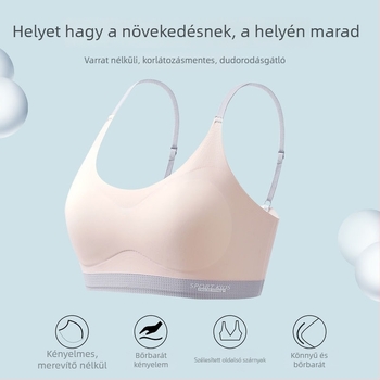 Nylon gyerekeknek készült sportmelltartó, teljes kosár, légáteresztő, kényelmes, hátformázó