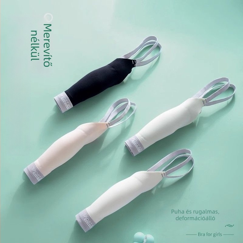 Nylon gyerekeknek készült sportmelltartó, teljes kosár, légáteresztő, kényelmes, hátformázó
