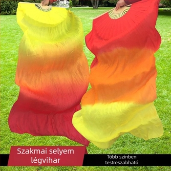 Yangko Belly Dance Fán, Bambusz, Festés, Kínai stílus