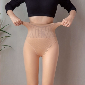 Új magas derekú alakformáló leggings haskontrollal és csípőemeléssel, fényes lábszár, anti-snag, harisnya lábakhoz