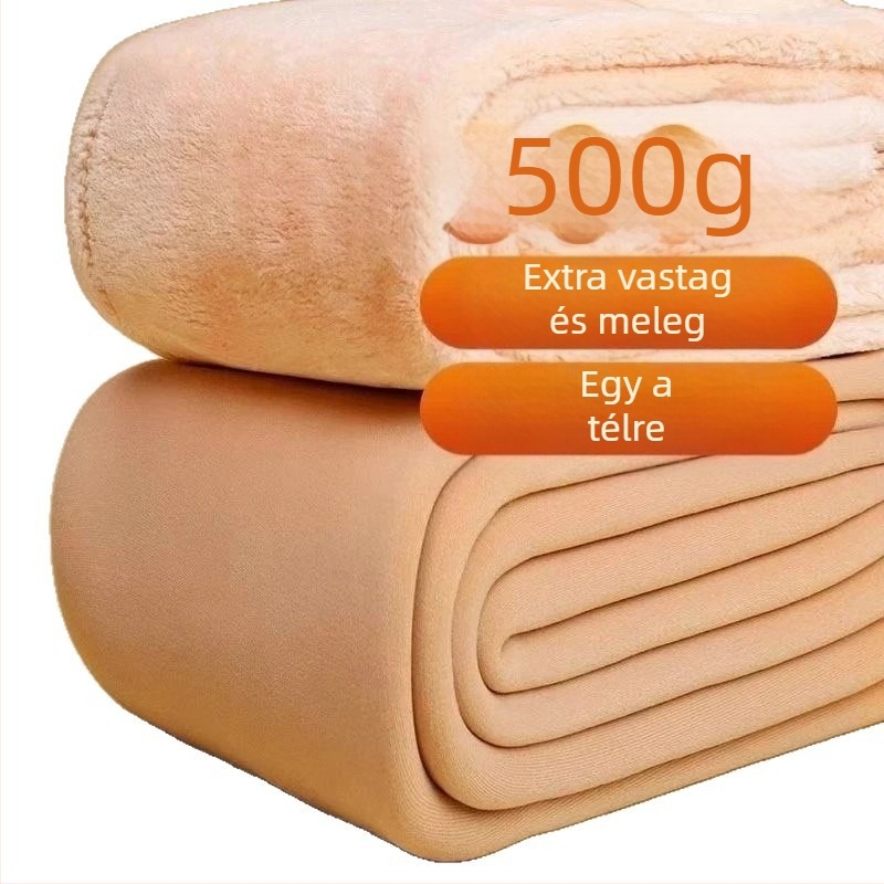 700 g rendkívül vastag fleece-béléssel ellátott leggings és harisnya ősz-télre, plusz méret, bőrszín.