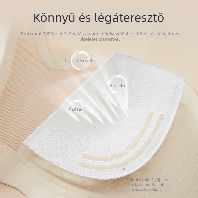 Nagy méretű pántnélküli melltartó, nyári vékony modell, csúszásmentes, formázó hatás, wrap-top