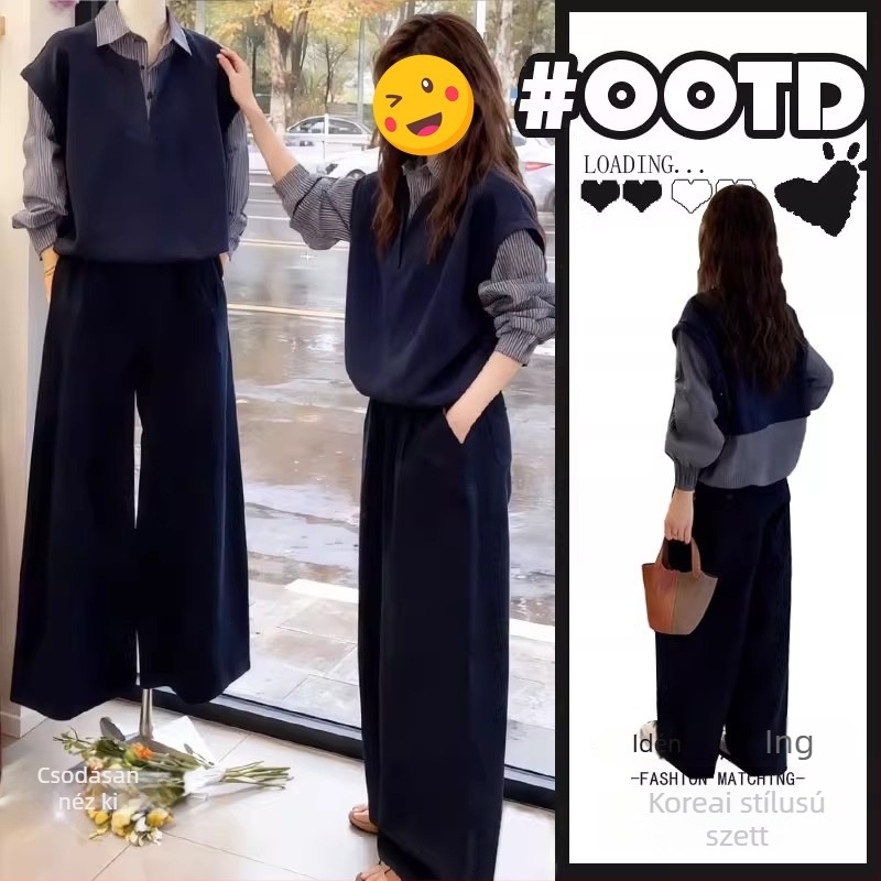 Retro kockás női ing, hosszú ujjú, plusz méret, karcsúsító hatás, paneles csíkos rész, polo gallér