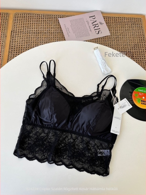 Csipkés bralette párnázott, állítható vékony vállpántokkal, sokoldalú felső vagy alaprétegként, formázó hatású
