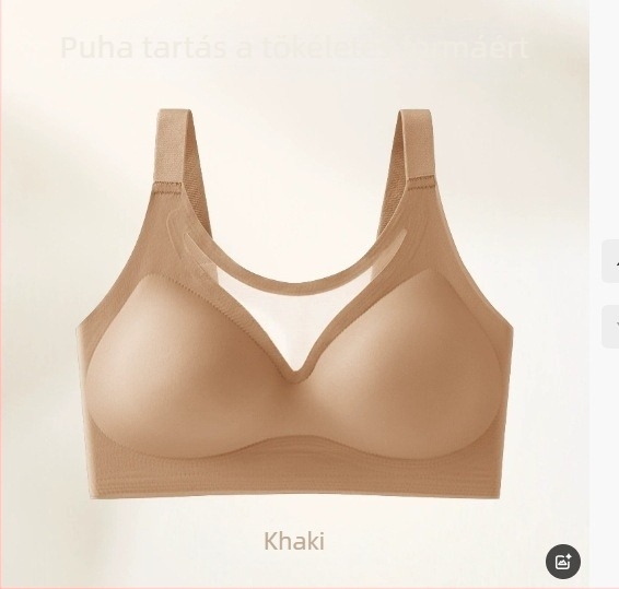 Zökkenőmentes, merevítő nélküli, vállpánt nélküli melltartó nőknek, nagy méret, teljes kosár, vezeték nélküli, PLUS SIZE, oldalsó mellek összegyűjtése, megelőzi a lógást