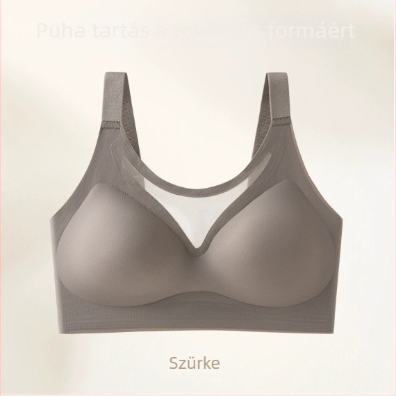 Zökkenőmentes, merevítő nélküli, vállpánt nélküli melltartó nőknek, nagy méret, teljes kosár, vezeték nélküli, PLUS SIZE, oldalsó mellek összegyűjtése, megelőzi a lógást