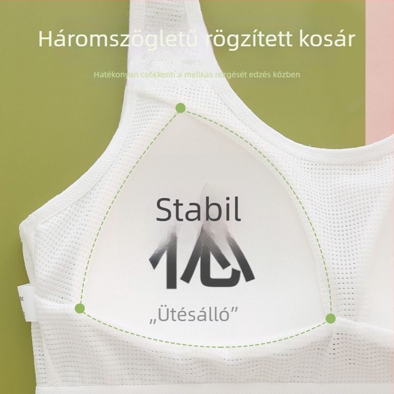 Tinédzser nylonból készült pánt nélküli melltartó, könnyű nyári top vékony formázott kosarakkal, lélegző kényelem